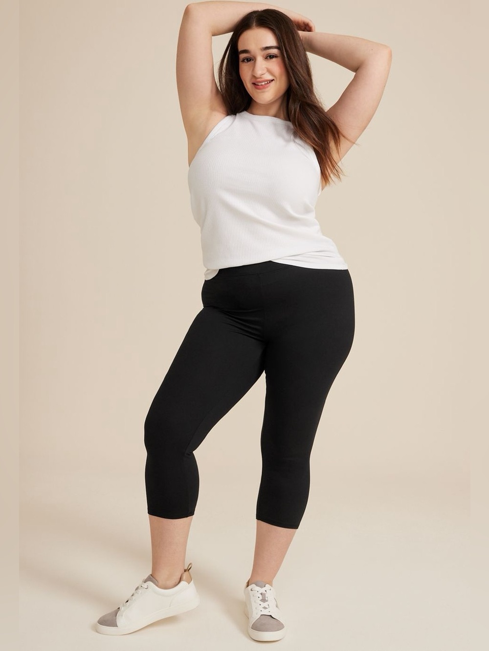 Maurices 1X High Rise Ultra Soft Capri leggings 2 pair